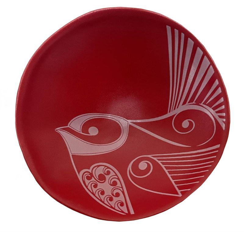 7cm Porcelain Trinket Bowl – NZ Flora & Fauna