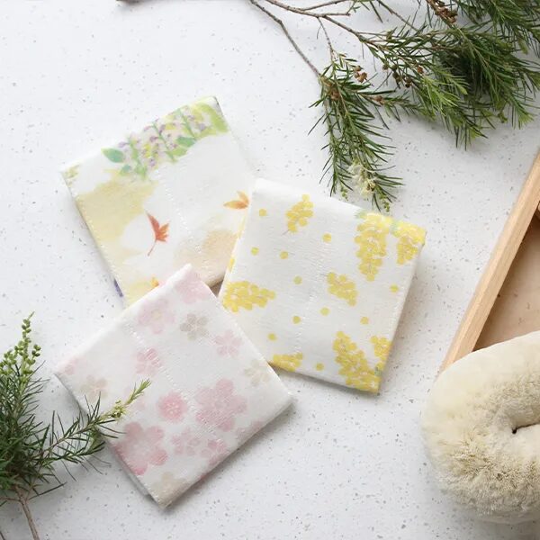 Nawrap Printed Face Cloths made Nara, Japan