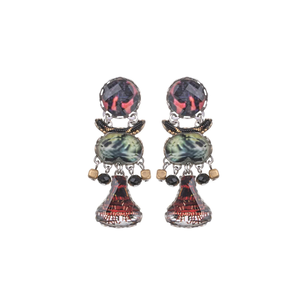 Ayala Bar Earring R2132 -Oriental Hues Set, Beatrice