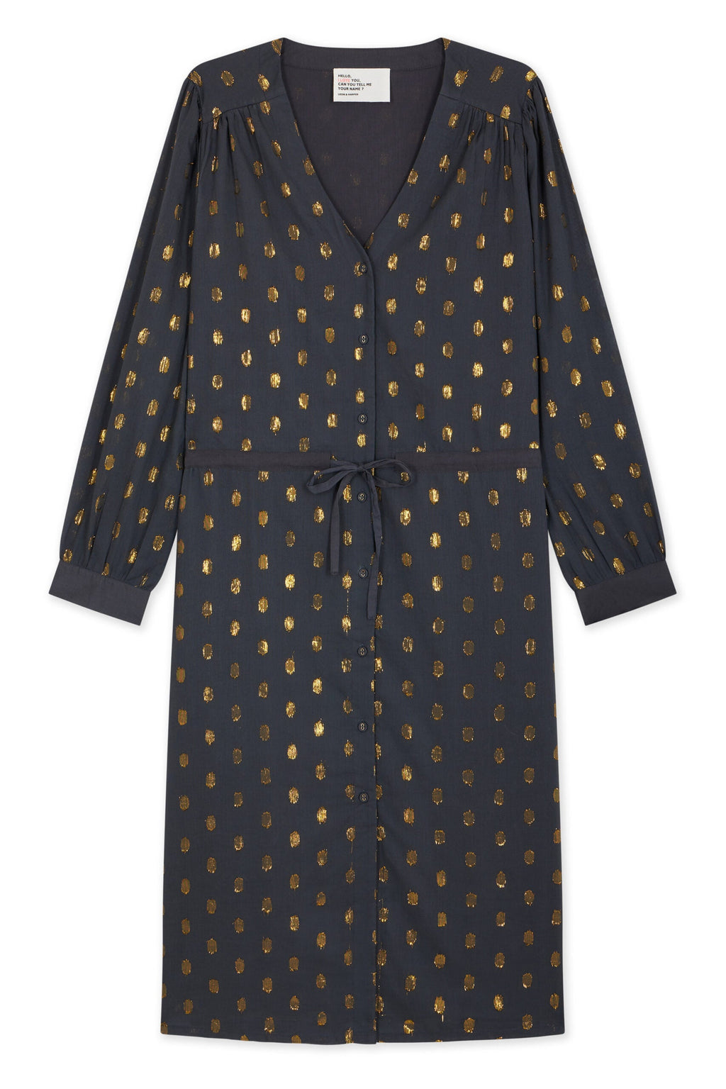 Remedy Dots Dress - Carbone