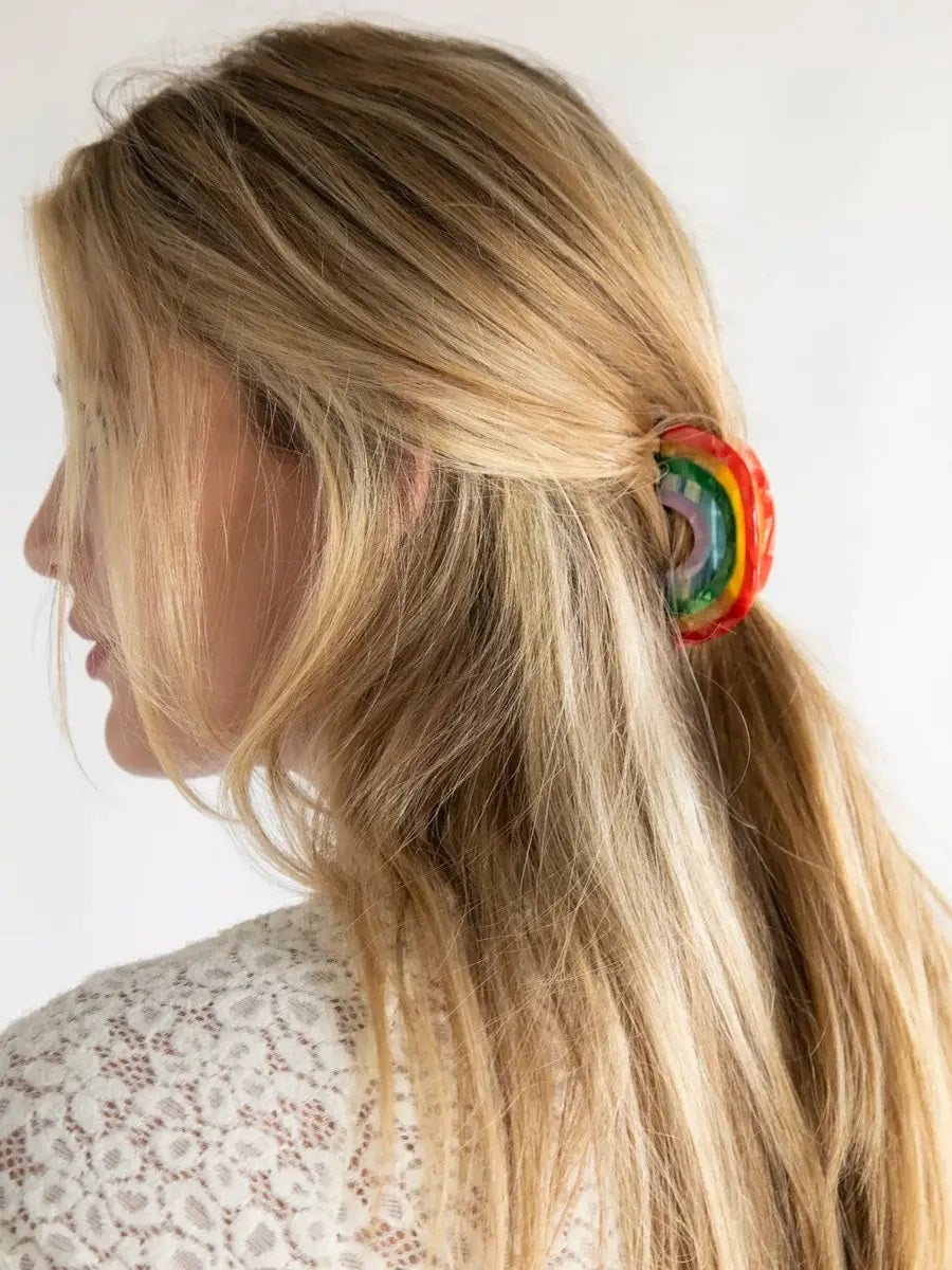 Rainbow Hair Claw
