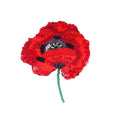 Brooch Red Poppy