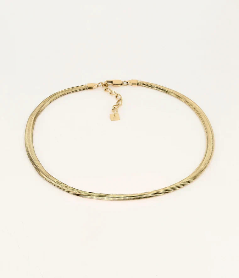 Zag B/L 4 Gold Snake chain Romanti