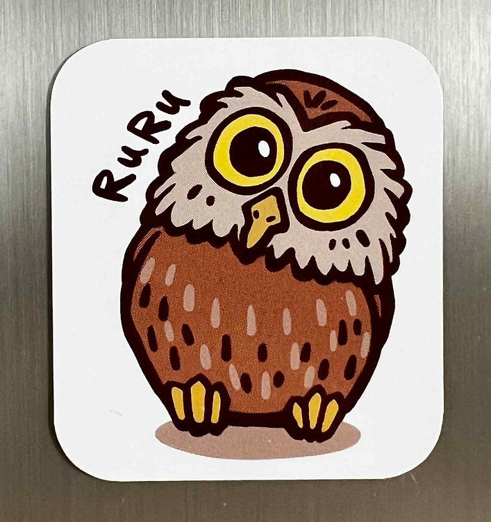 Square Fridge Magnet - Kiwiana