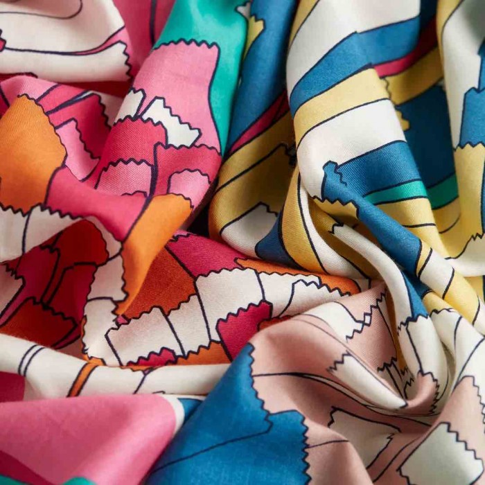 Inoui Editions Emerald SAGI Cotton Silk Scarf