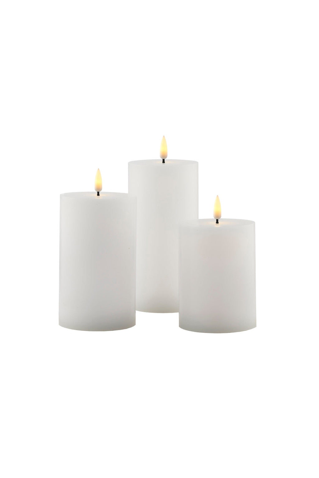 SIRIUS Sille Rechargeable Candles - Set of 3