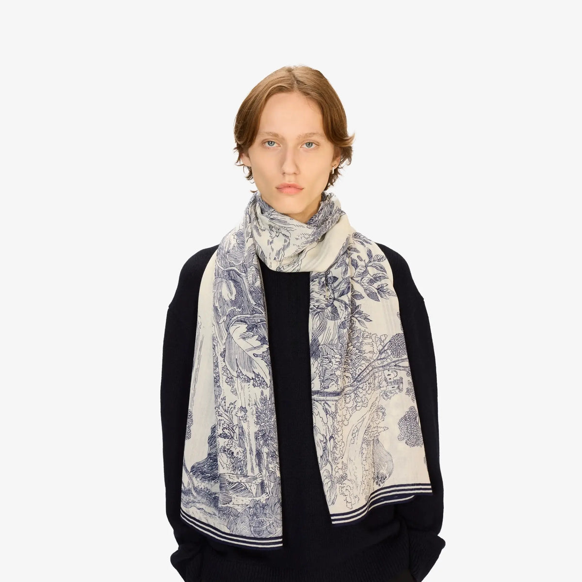 Histoire Wool Scarf - 70x190cm