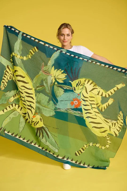 POM Shawl Wild Tigers