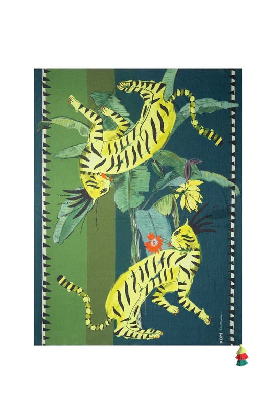POM Shawl Wild Tigers