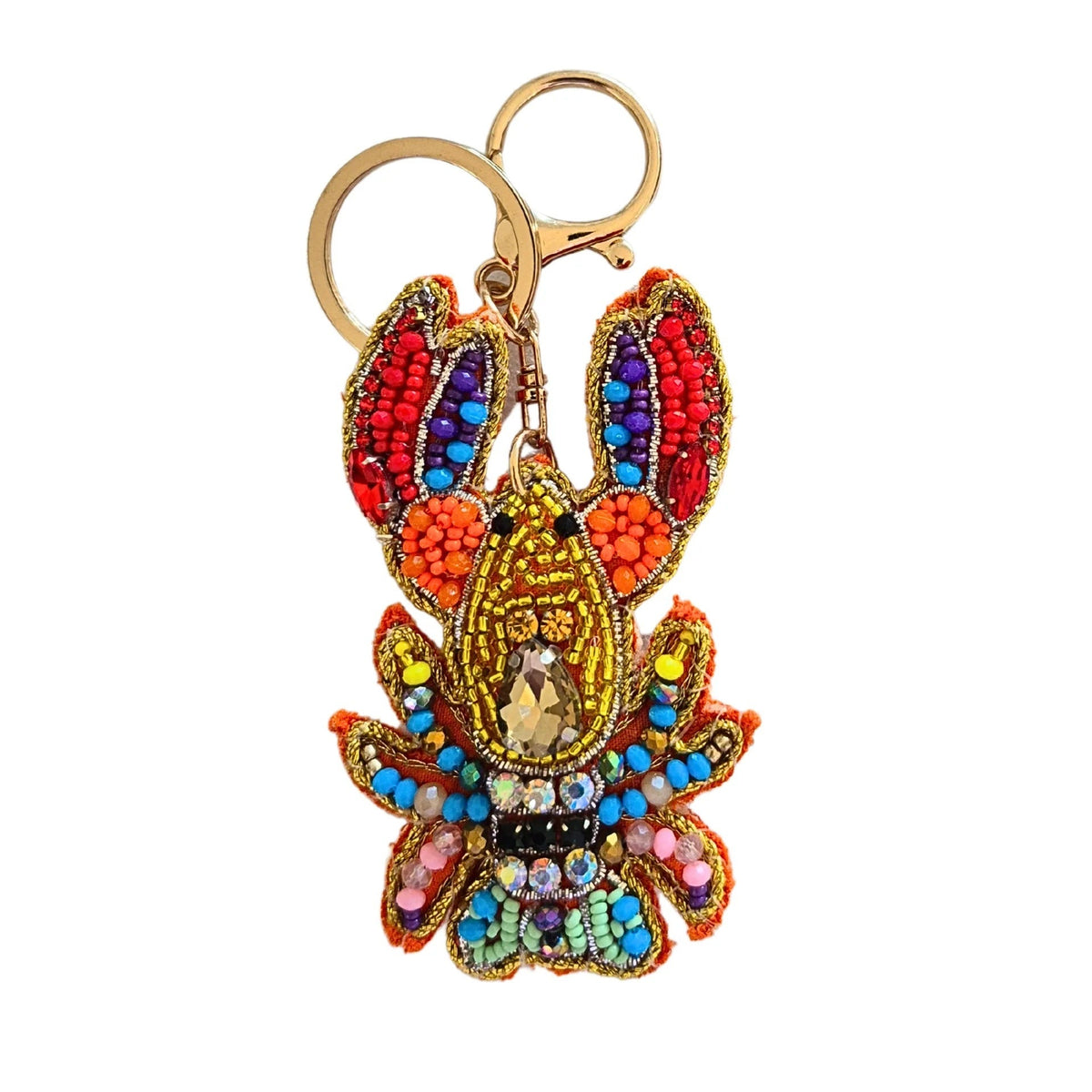 Beaded Keychain - Lobster