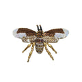 Gold Bee Brooch – insect-inspired sculptural brooch