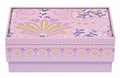 Filigree Design Small Rectangle Tin Pink - Sara Miller