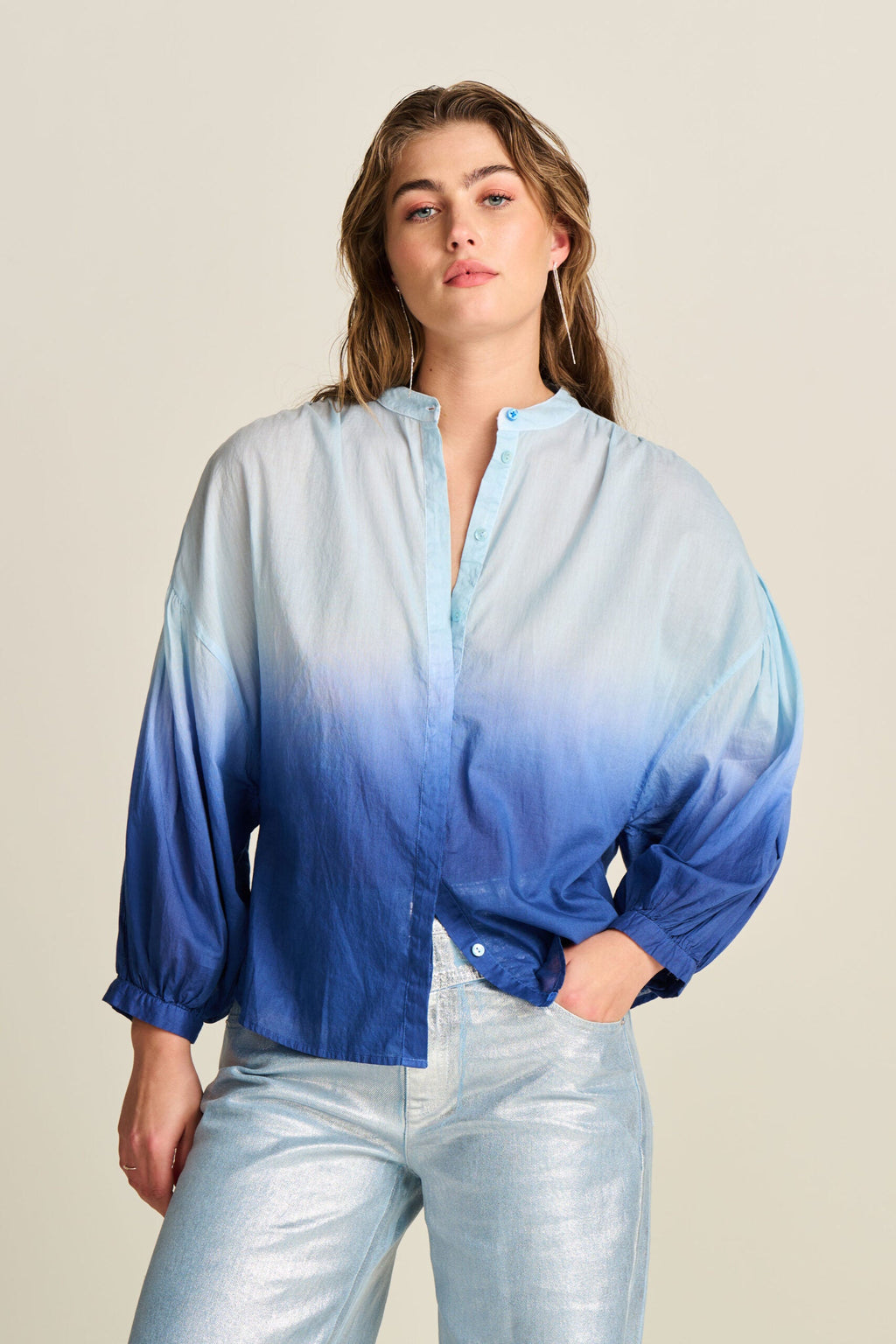 Blouse - Faded Ink Blue
