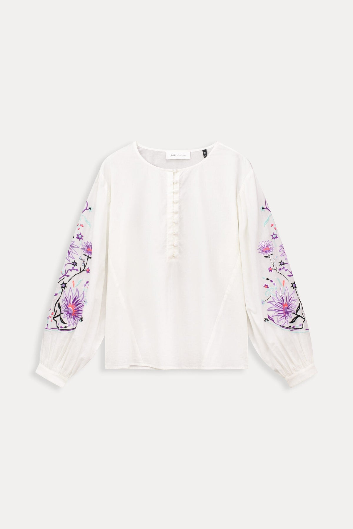 Blouse - Embroidery Purple