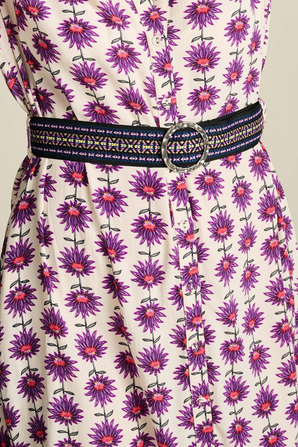 Dress - Stella Flower ECRU
