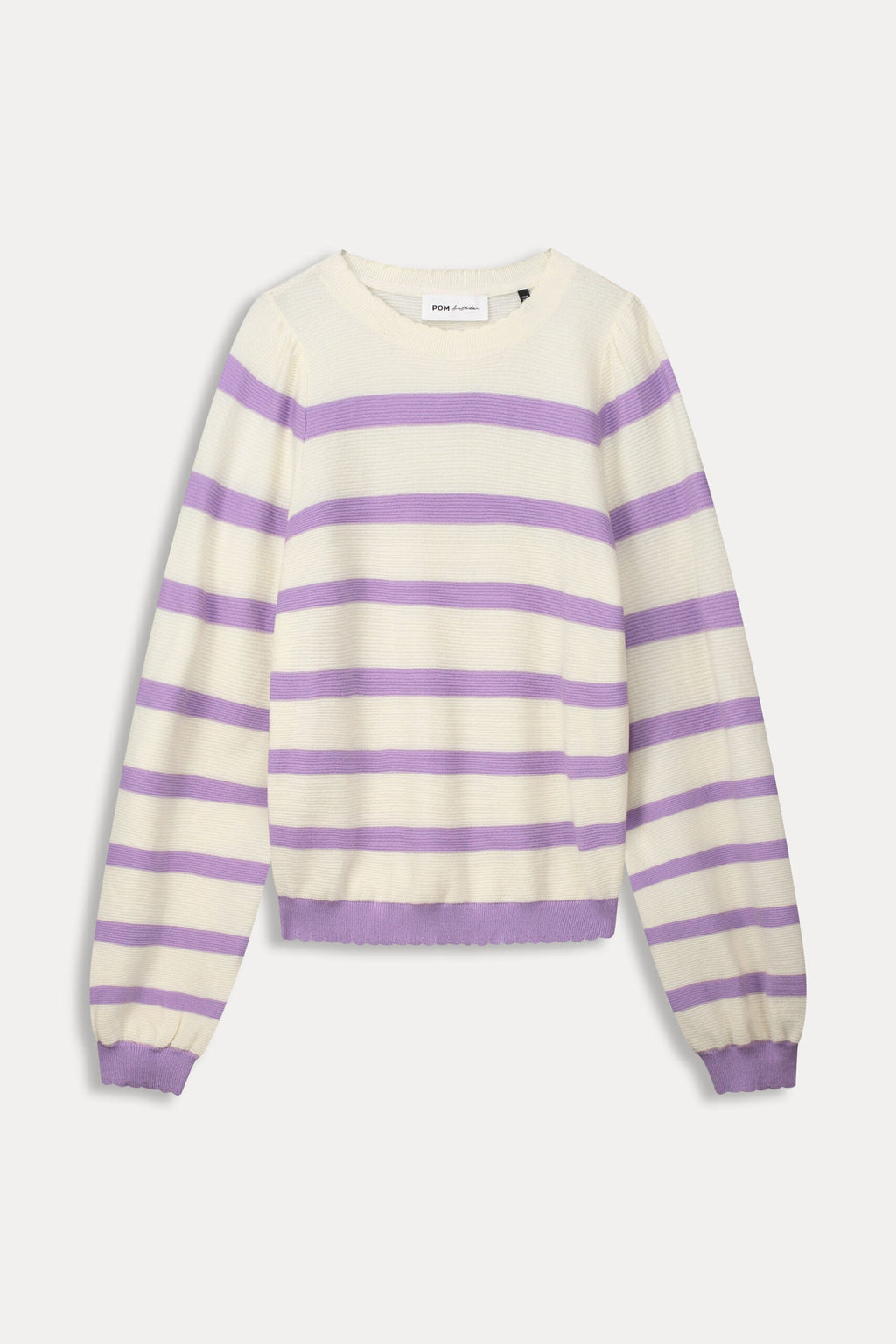 Pullover - Striped Purple