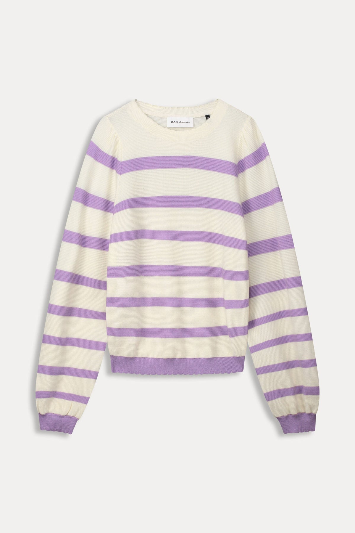 Pullover - Striped Purple