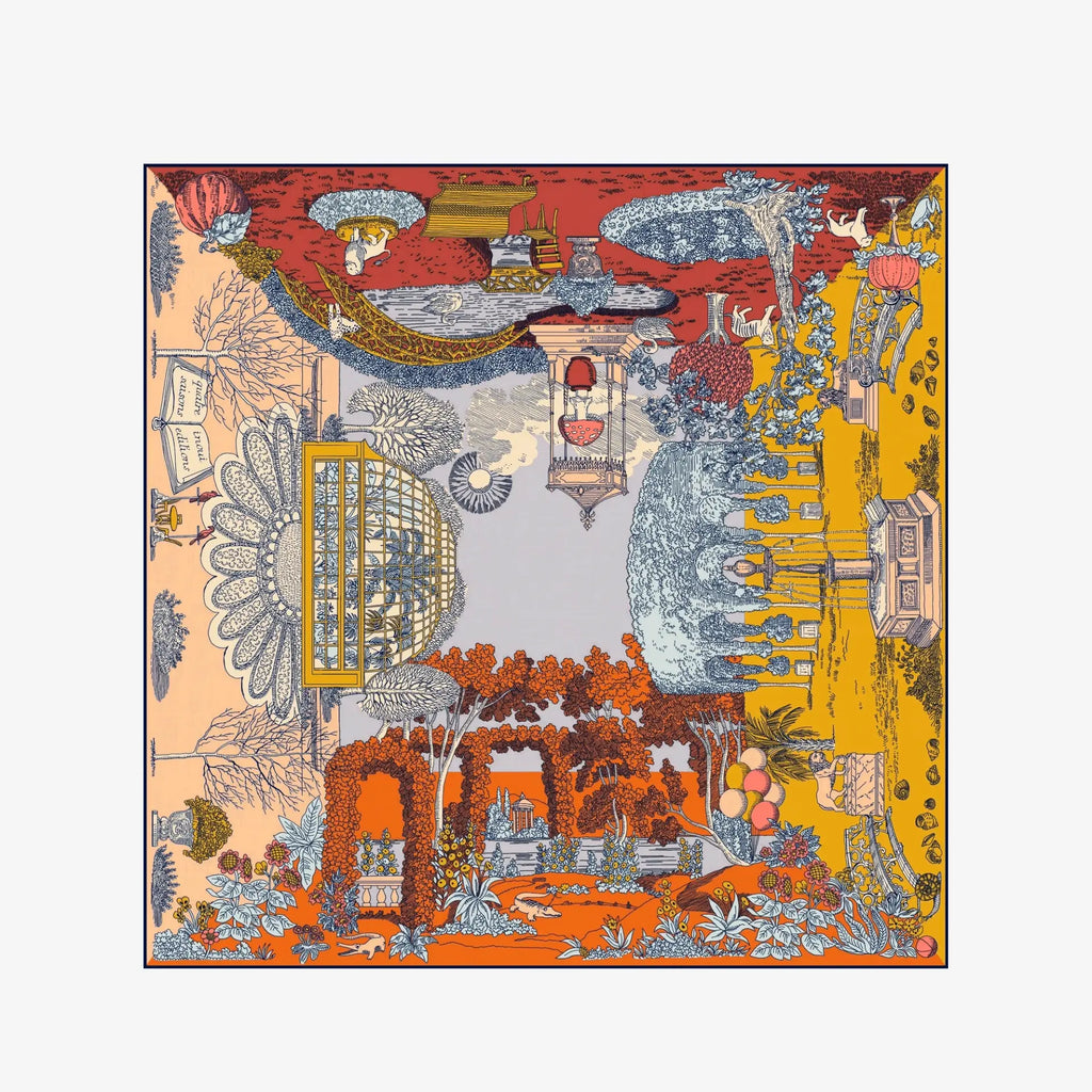 Quatre Saisons Square Scarf - 100x100cm