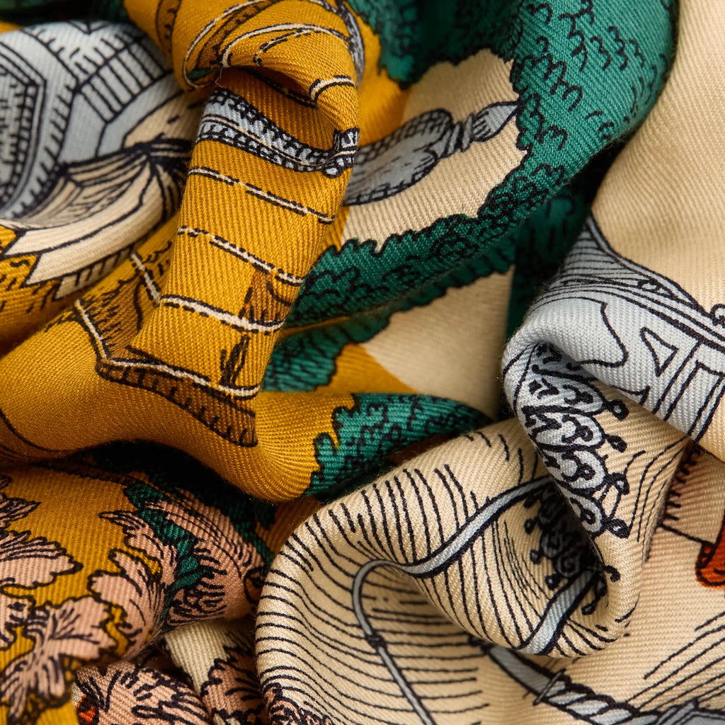 Quatre Saisons Square Scarf - 100x100cm
