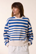 Siena Stripe Sweatshirt  - Off White