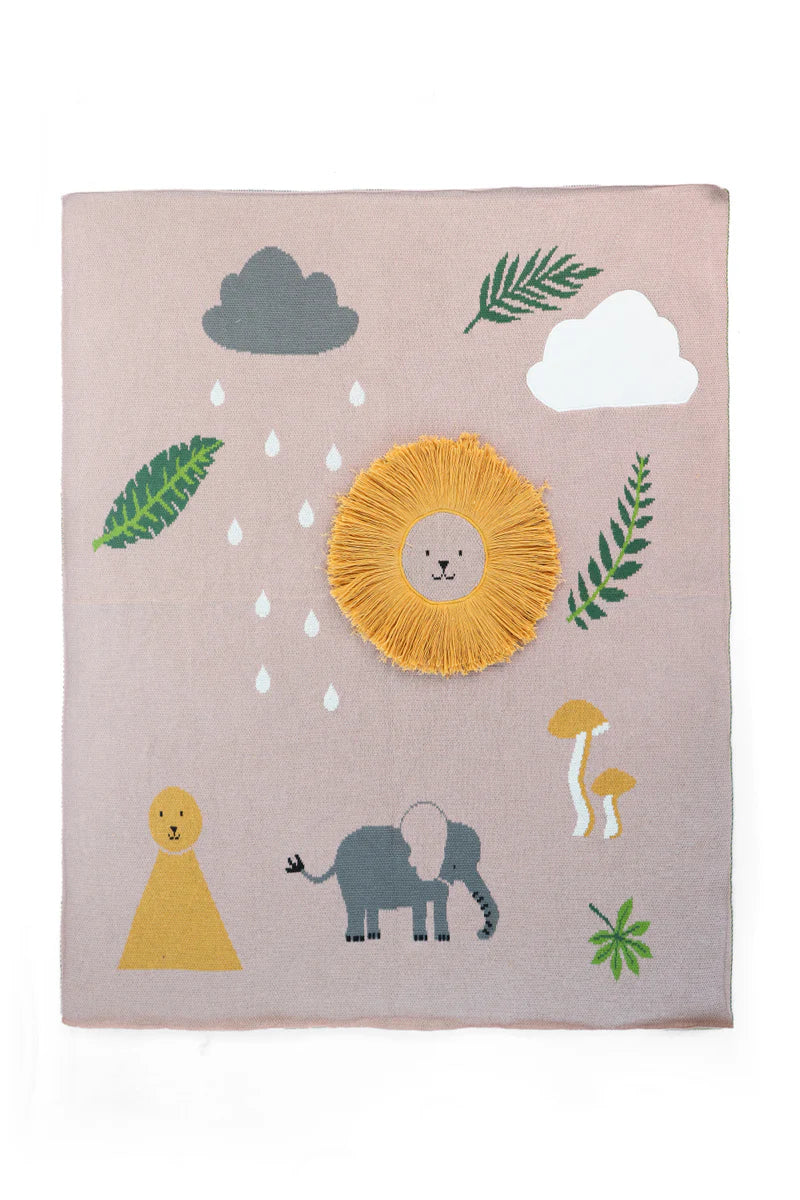 Safari Dreams Baby Blanket 80x100cm