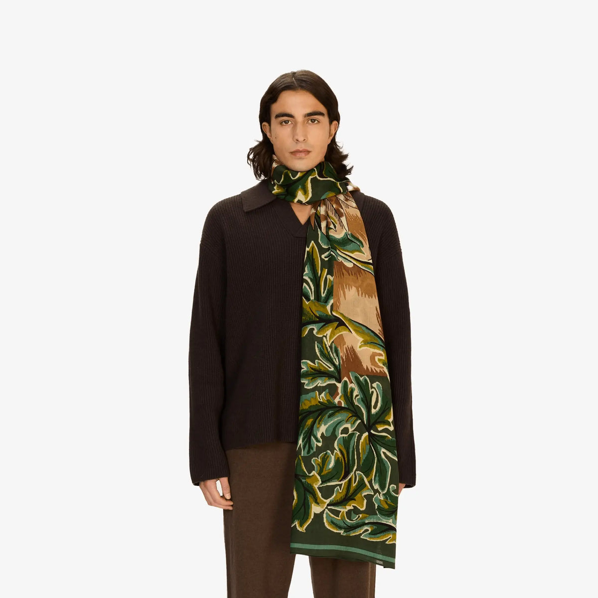 Leonard Wool Scarf 100x190cm