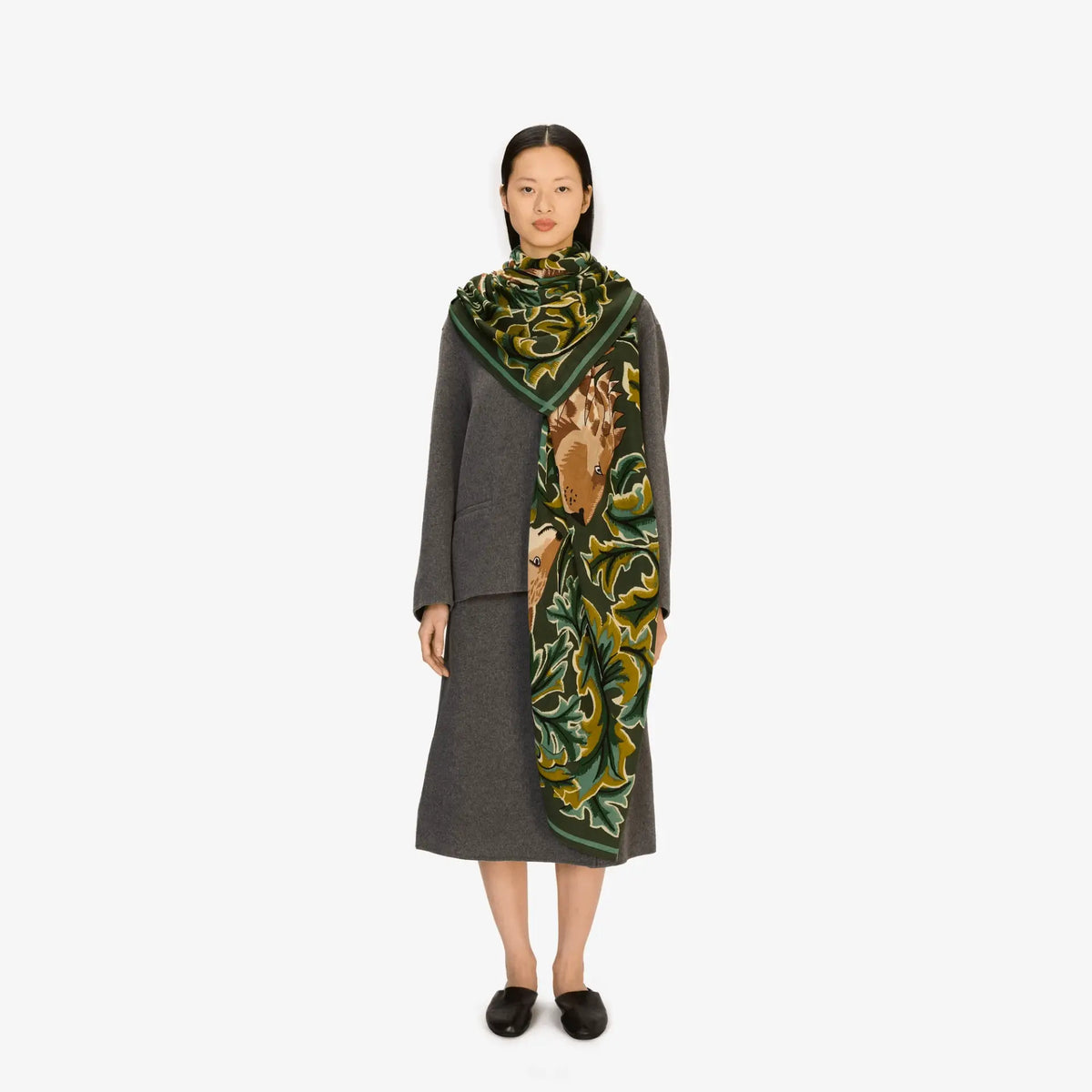 Leonard Wool Scarf 100x190cm