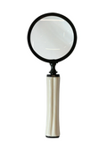Magnifying Glass w Cream Bone Handle
