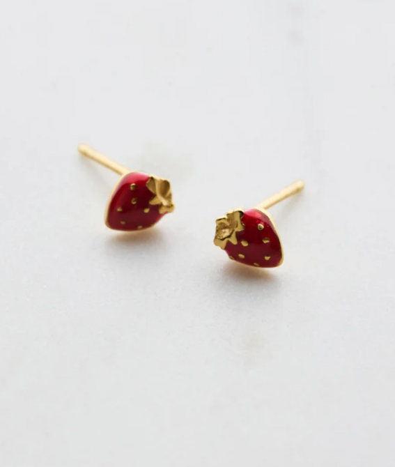 Strawberry Stud Earring