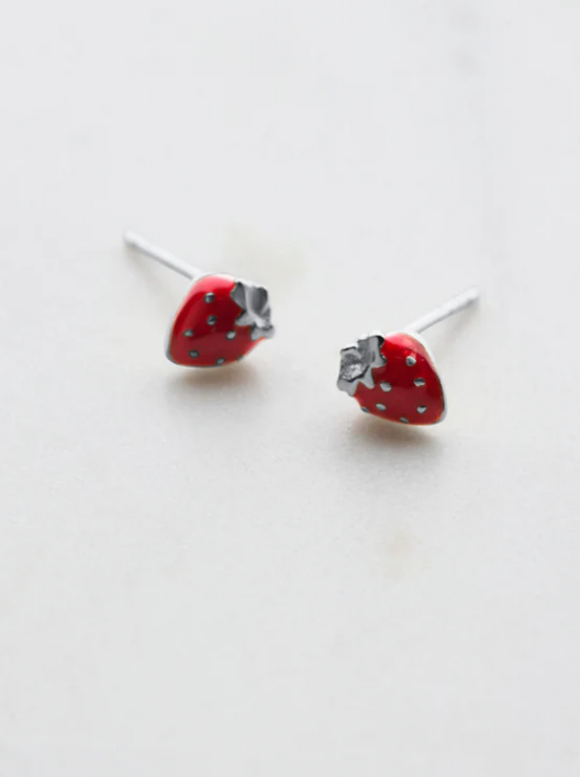 Strawberry Stud Earring