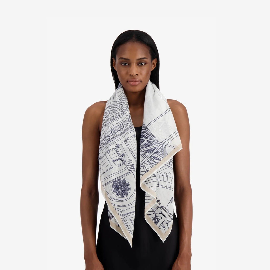 Inoui Scarf Square100 PARIS 100 x 100cm