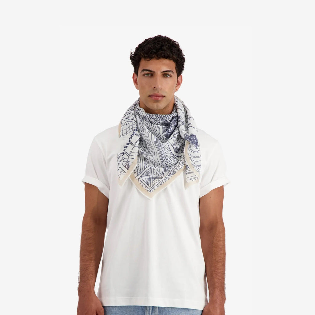 Inoui Scarf Square100 PARIS 100 x 100cm
