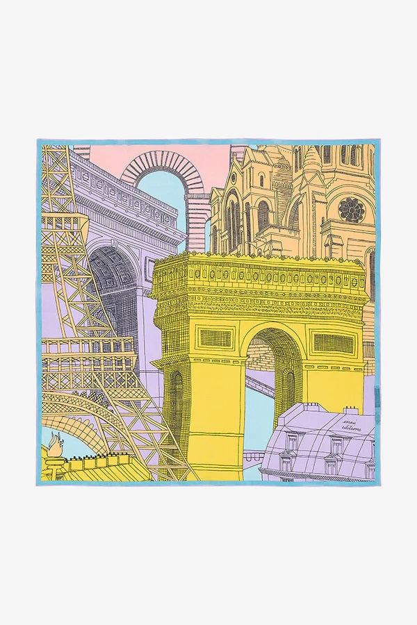 Inoui Scarf Square100 PARIS 100 x 100cm