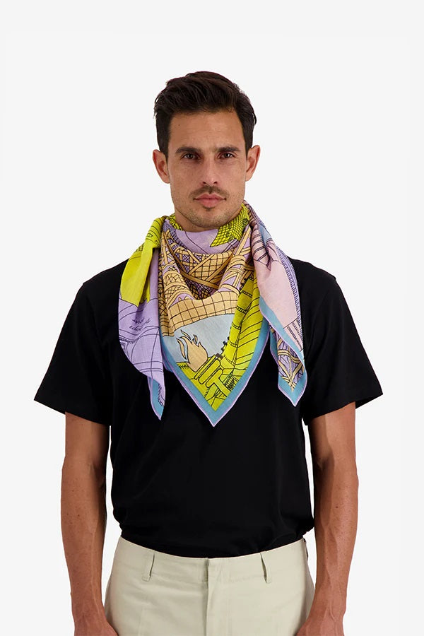 Inoui Scarf Square100 PARIS 100 x 100cm