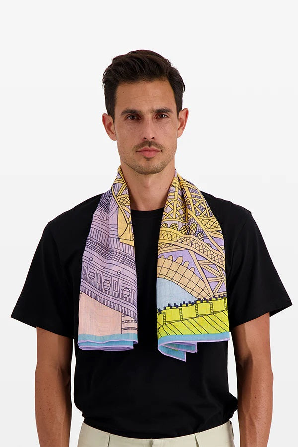 Inoui Scarf Square100 PARIS 100 x 100cm
