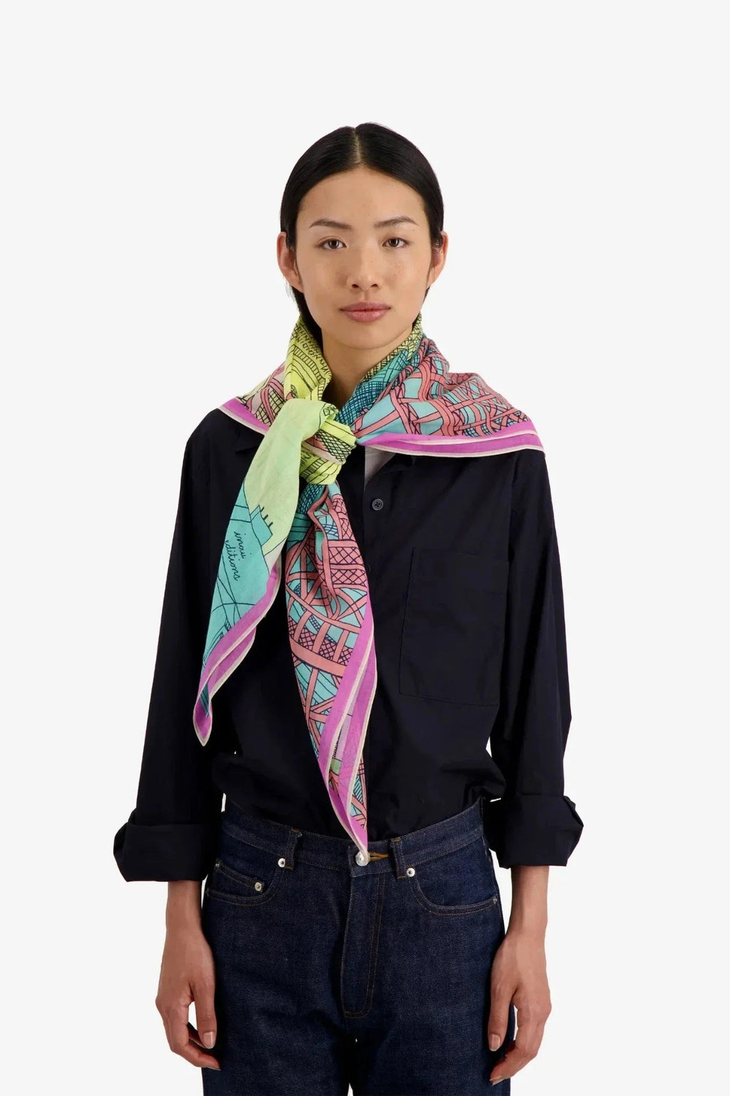 Inoui Scarf Square100 PARIS 100 x 100cm