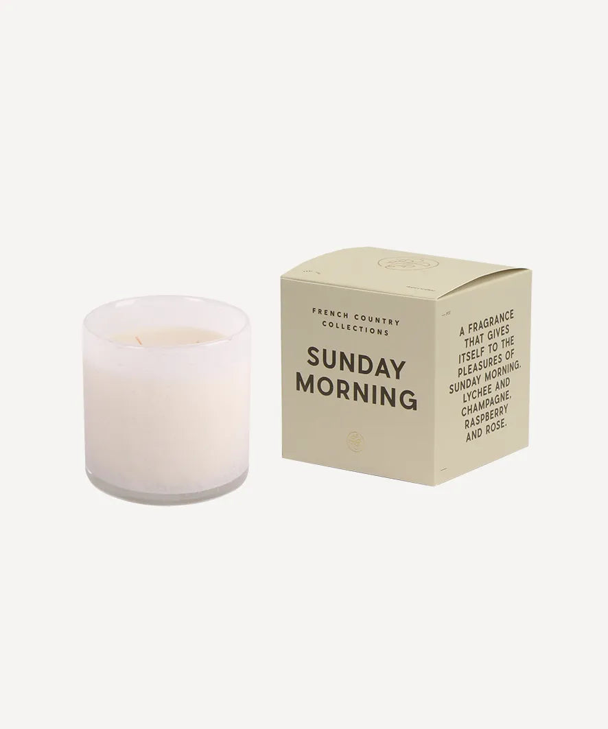 Candle Glass SUNDAY MRNG