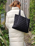 Taylor Tote Bag in classic black – versatile everyday carryall with laptop sleeve