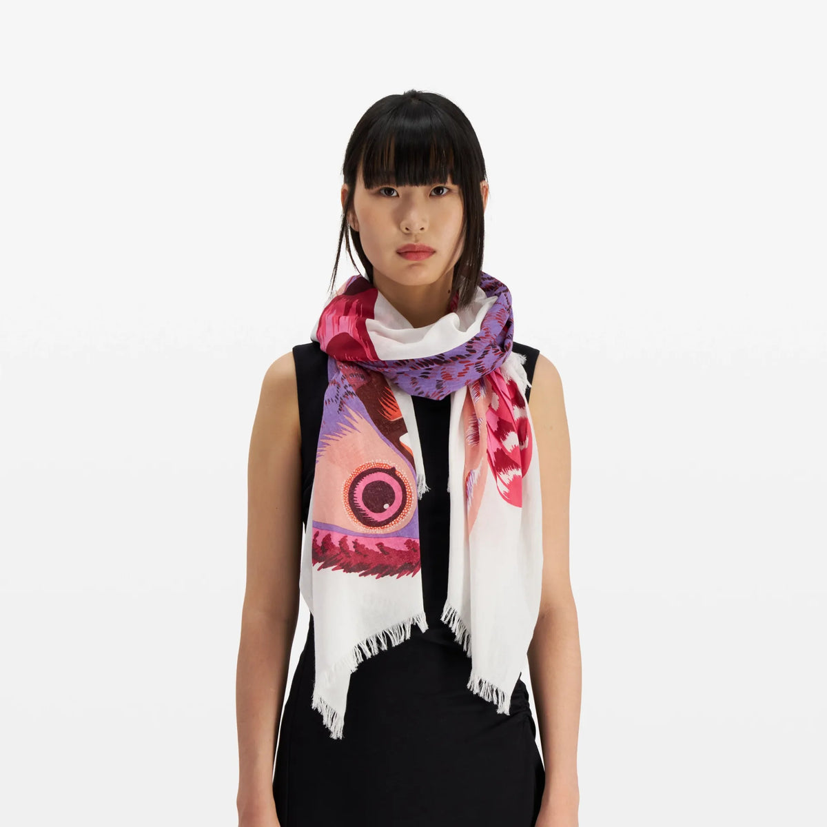 Inoui Scarf/Sarong - TOUCAN 100% Cotton 100x190cm