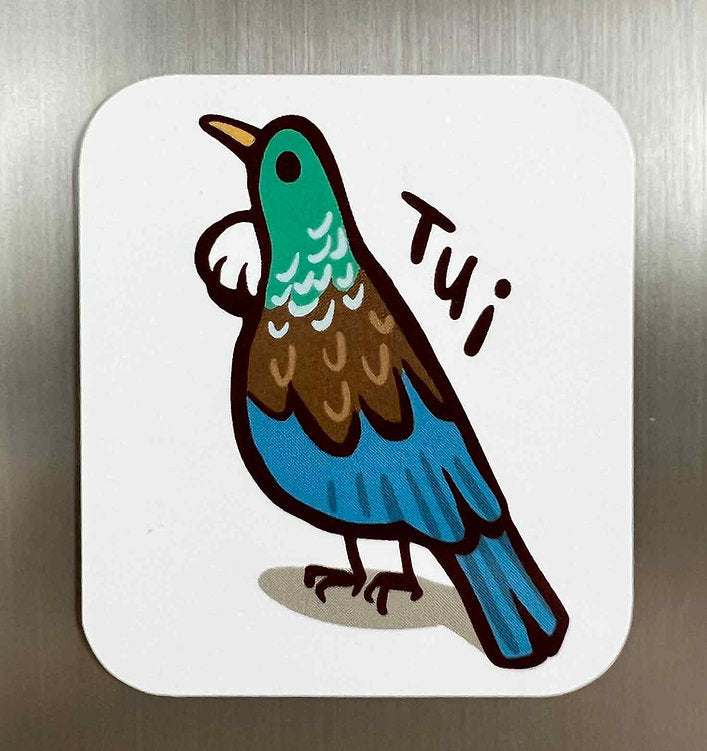 Square Fridge Magnet - Kiwiana