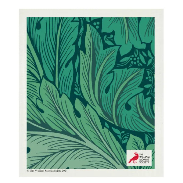 William Morris Swedish Dishcloth - Acanthus