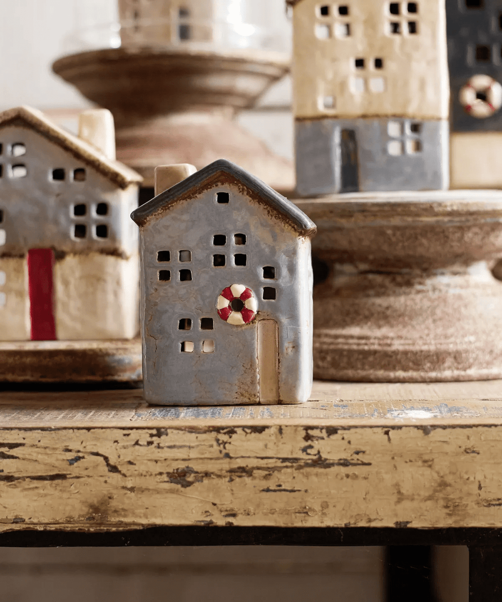Saint Malo Tea Light House with Buoy Small