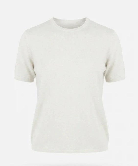 Yarnsmith Cotton Cashmere White w Red