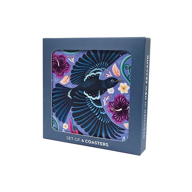 Tuneful Tui Set of 4 - Boxed Coasters