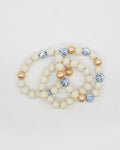 B/L - Set/3 Chinese Ceramic Blue