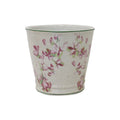 Magnolia Limone Crackled Planter 18cm