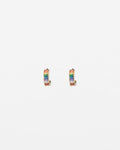 Rainbow Huggie Earring