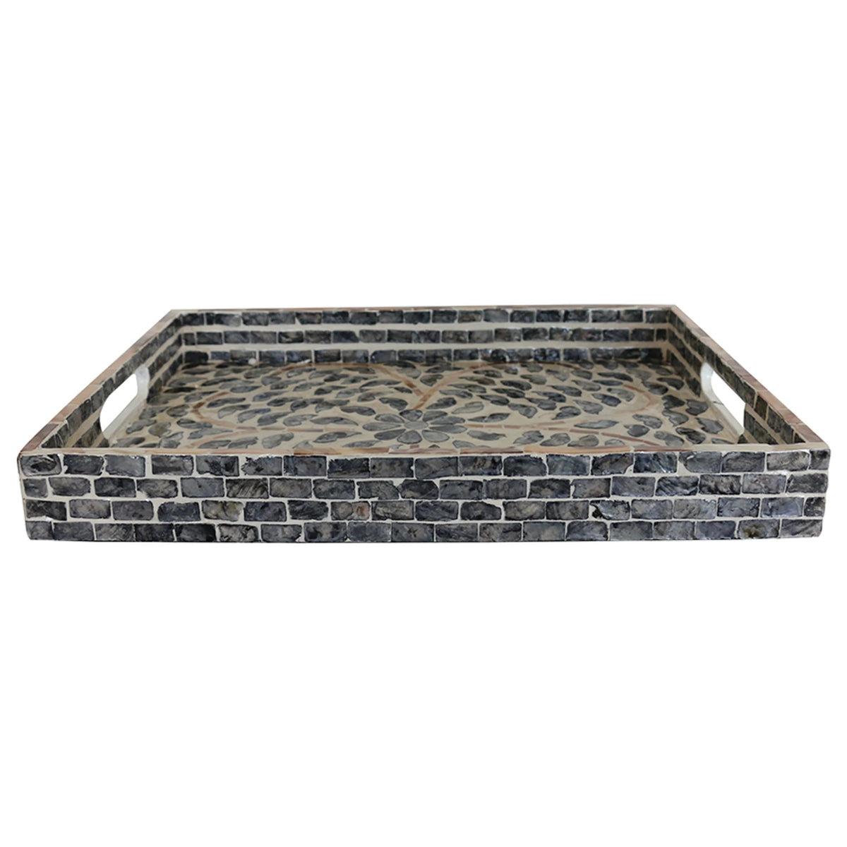 Tray - Black & Ivory Algiers