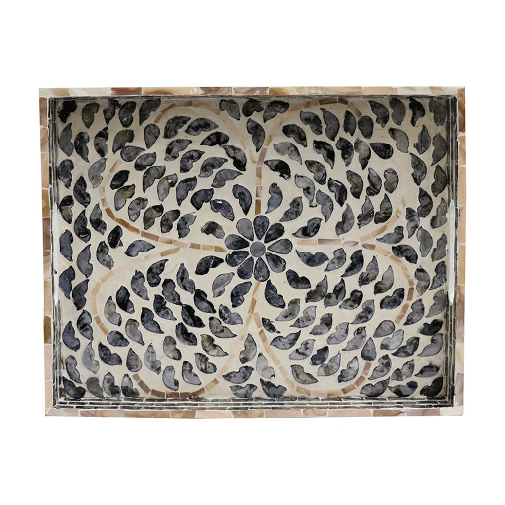 Tray - Black & Ivory Algiers