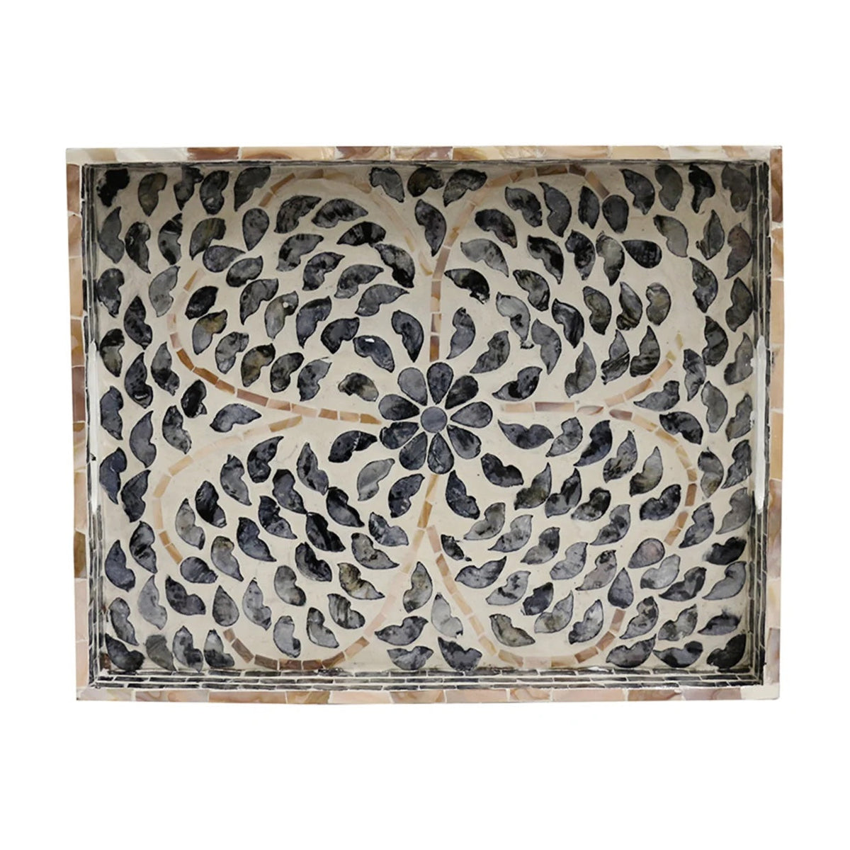 Tray - Black & Ivory Algiers